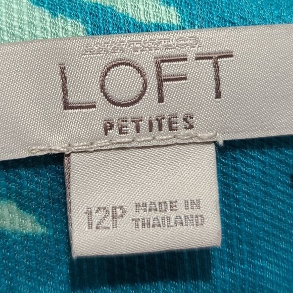 Loft floral pattern pleated at top lined skirt - Picture 9 of 13